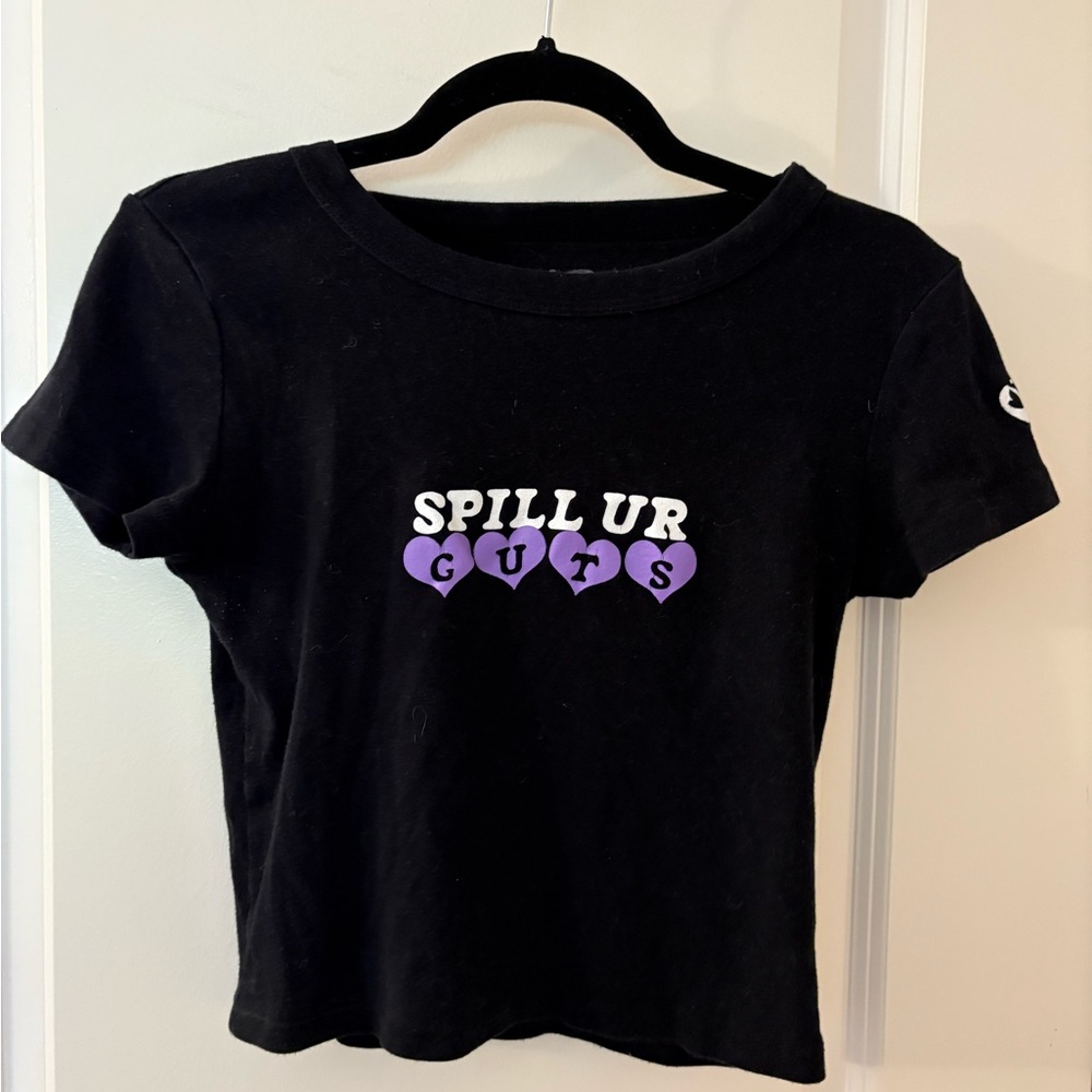 Olivia Rodrigo Spill Ur Guts Crop Tee